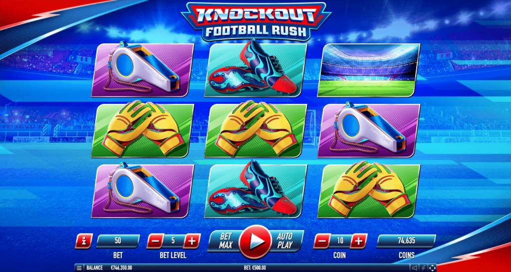 Knockout Football Rush - Game Screen