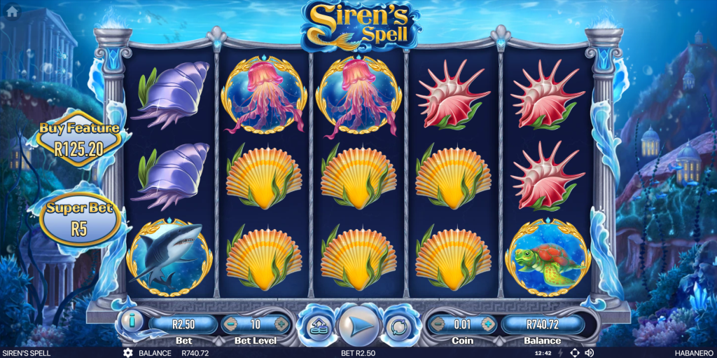 Siren's Spell - Buy Feature and Super Bet