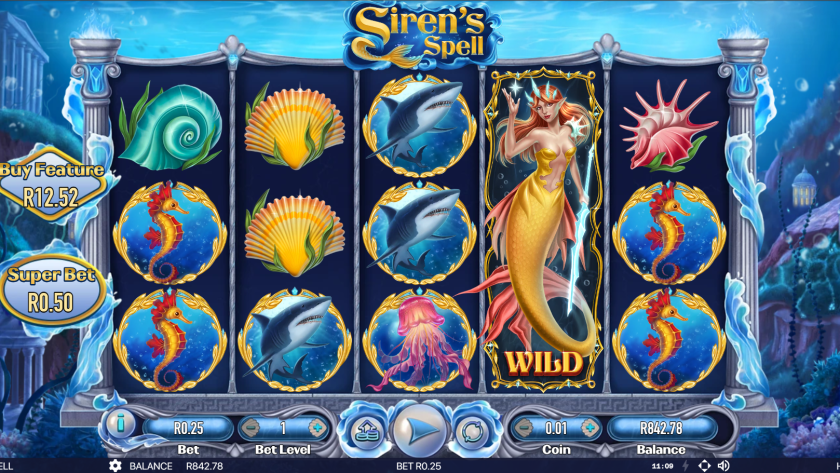 Siren's Spell Game Screen