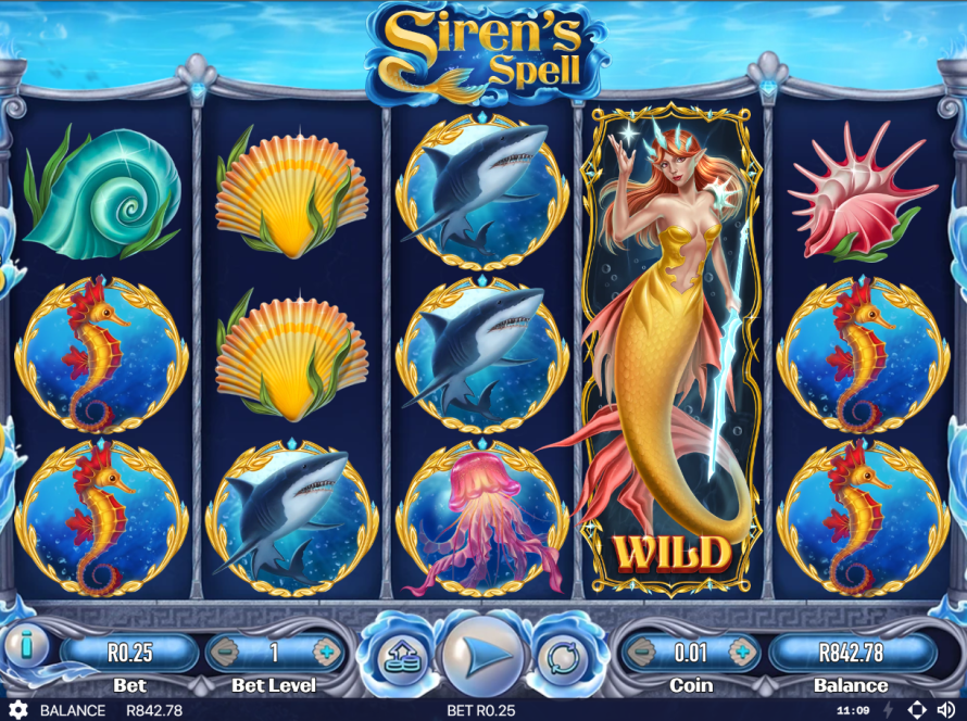 Siren's Spell Game Screen